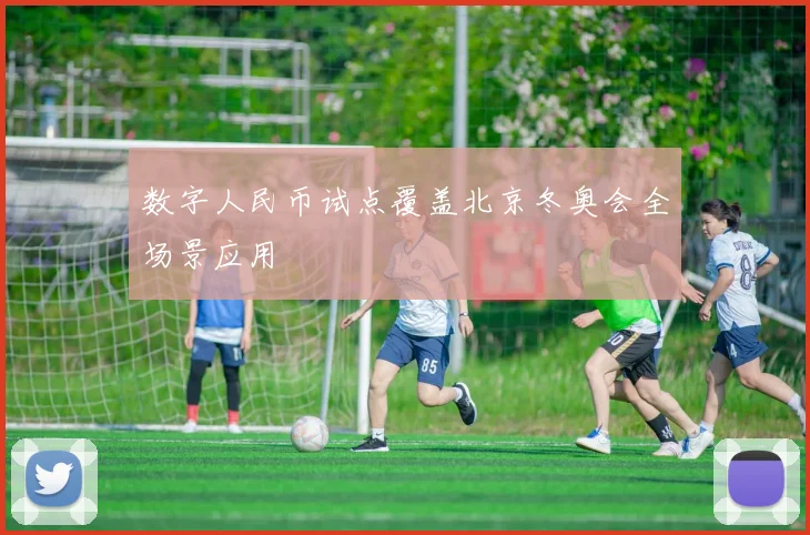 数字人民币试点覆盖北京冬奥会全场景应用